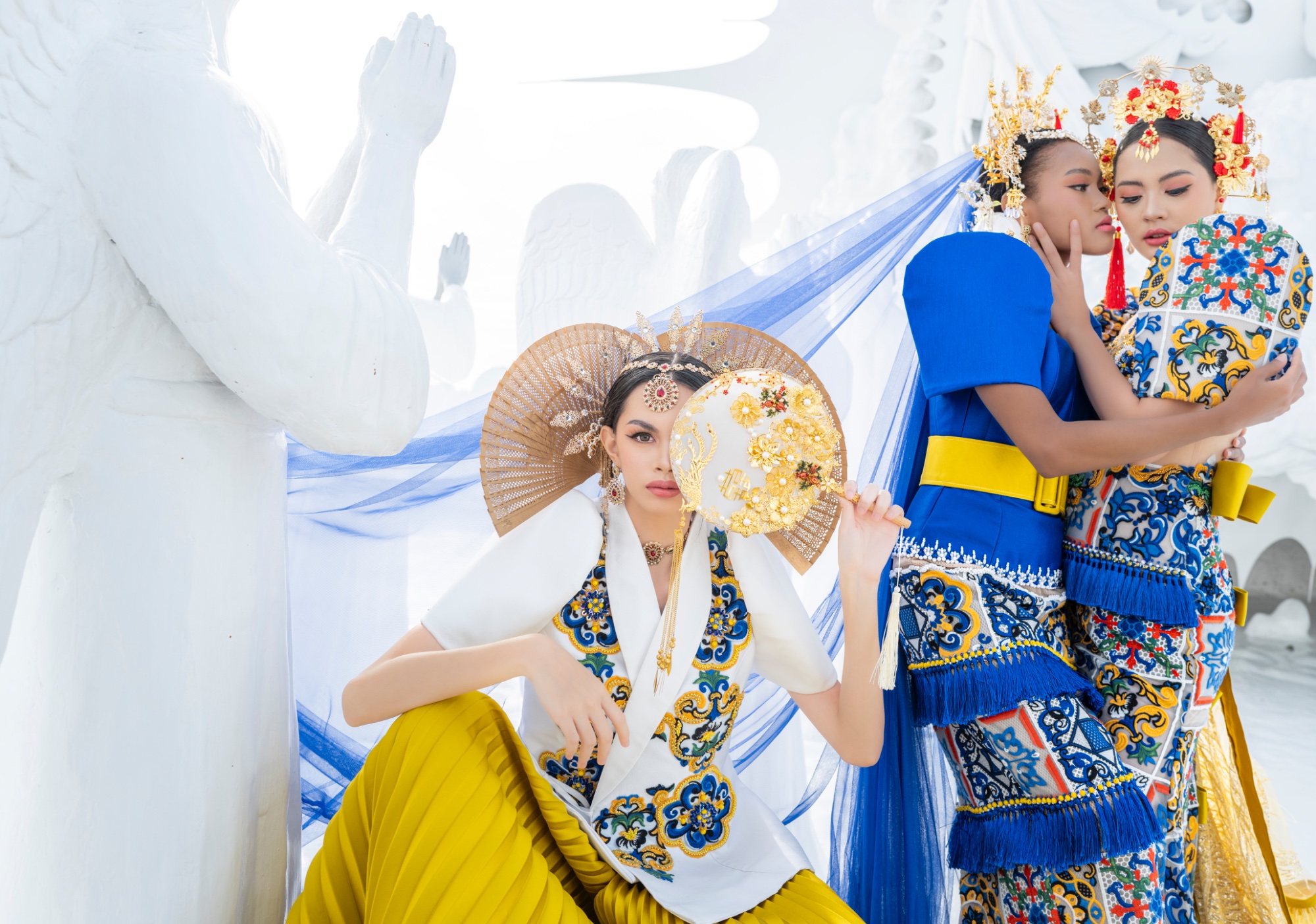 Jeff Ticao fashion collaboration, White Temple, Philippines